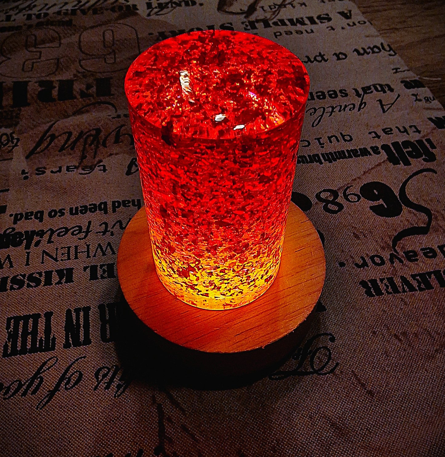 FlameGlow – Resin Flammenlampe