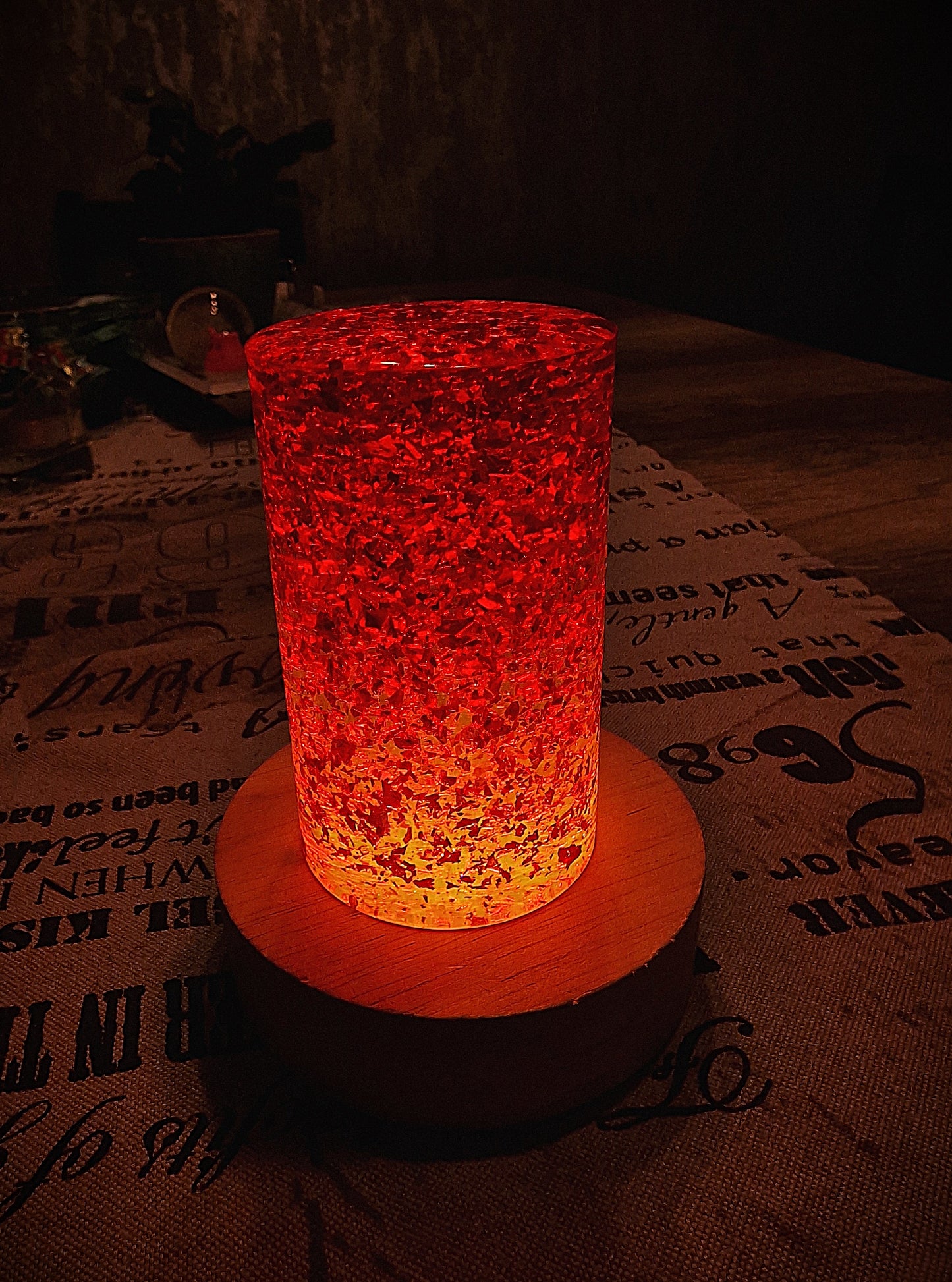 FlameGlow – Resin Flammenlampe